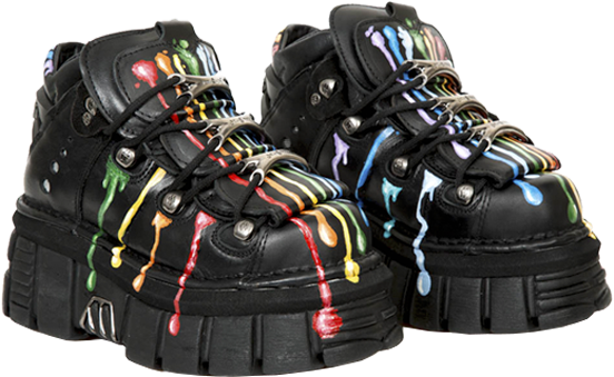 Discover Our Last Amazing Colorfull Collection, Combine - New Rock Shoes Clipart (580x580), Png Download