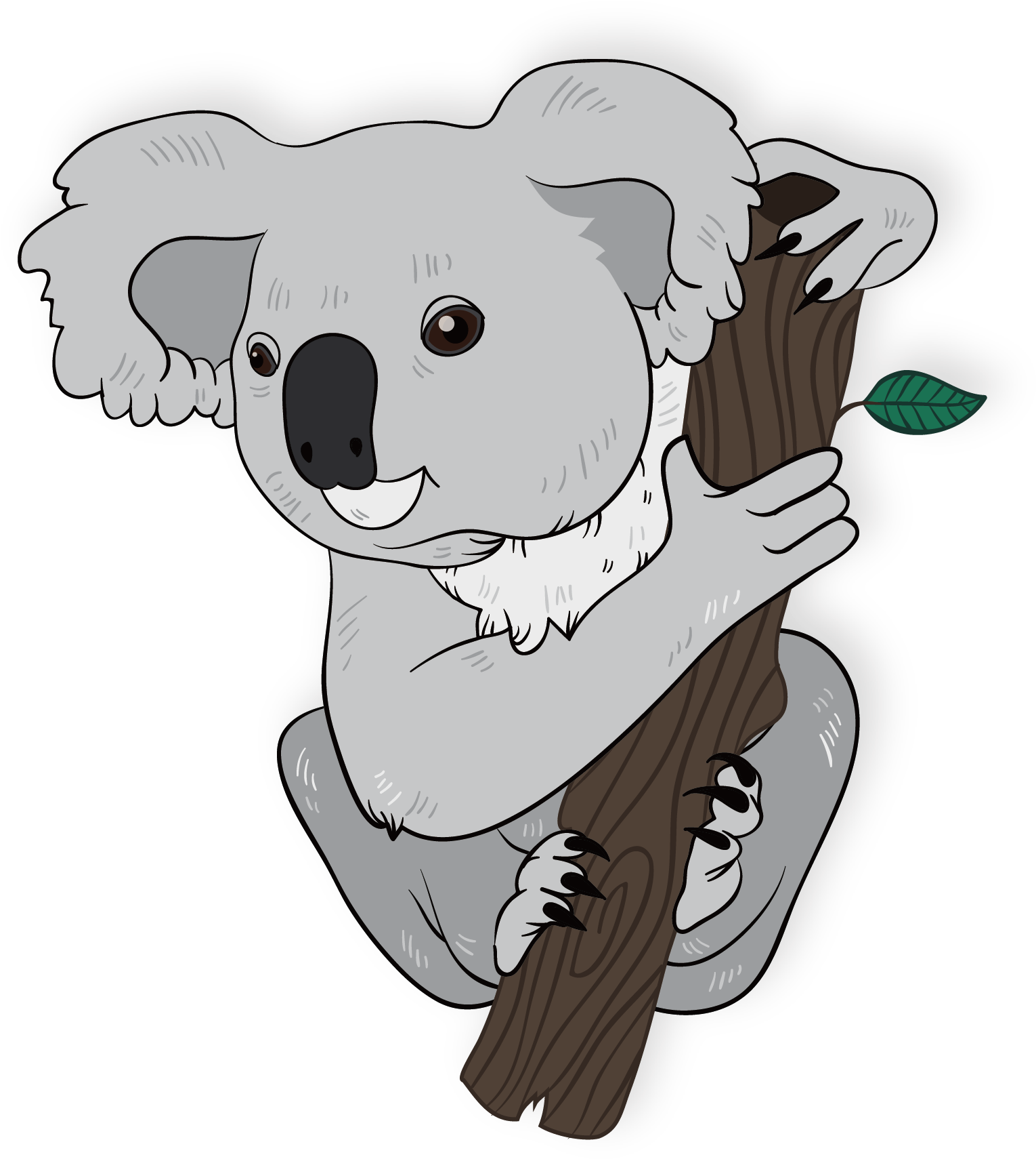 หมี โค อา ล่า วาด Clipart (1597x1760), Png Download