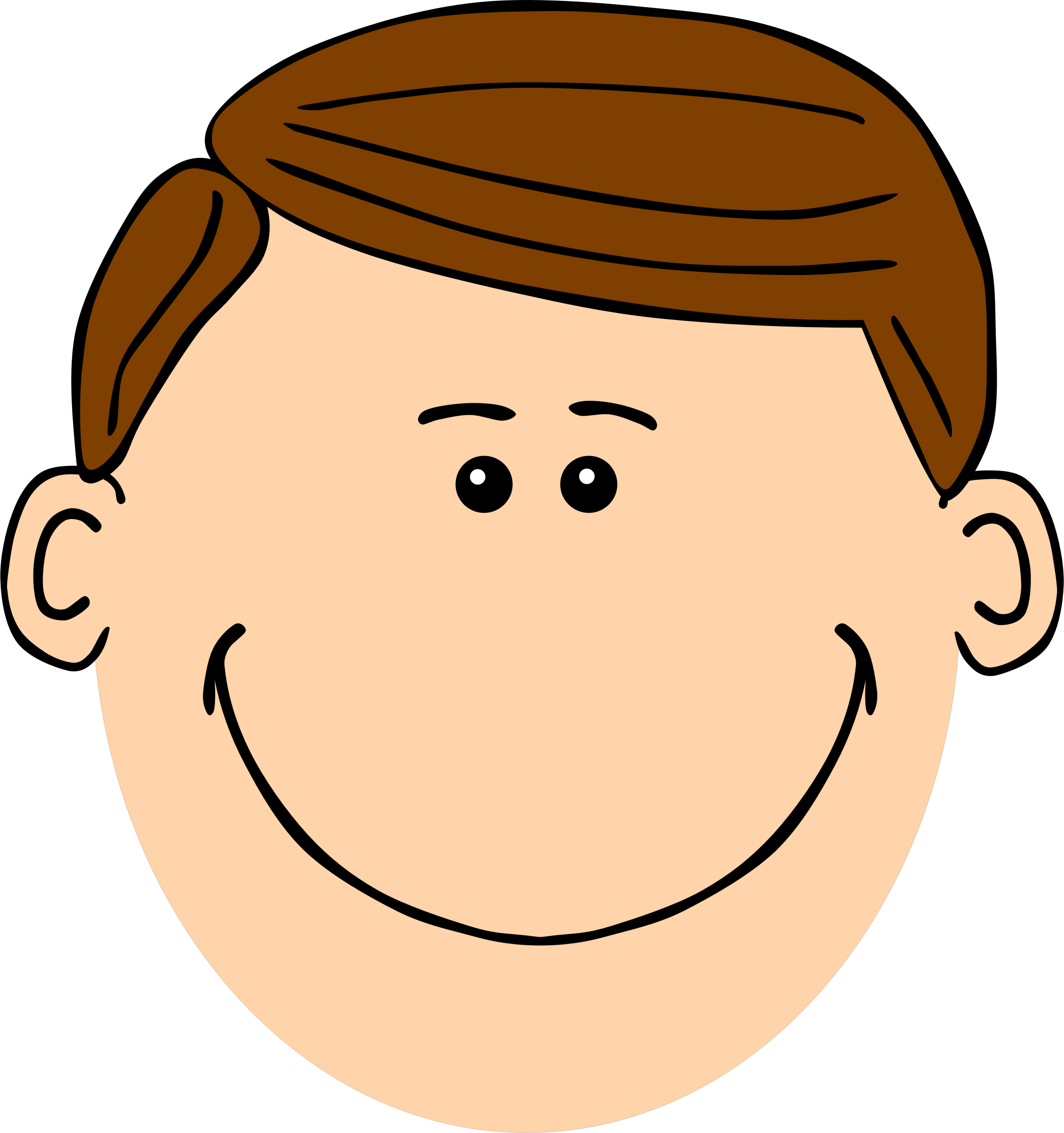 Cartoon Dad Face Clipart Large Size Png Image PikPng