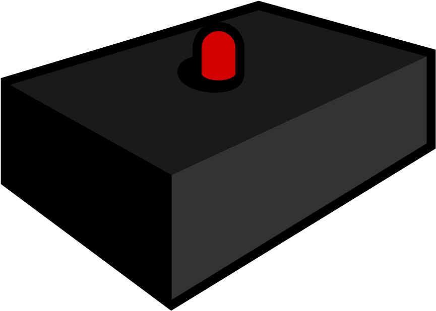 Middle Finger Silhouette - Box Clipart (900x630), Png Download