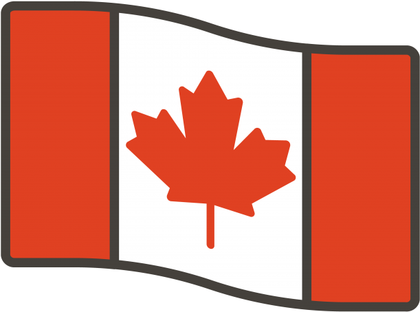 Canada Flag Emoji - Canada Flag Png Clipart (866x650), Png Download