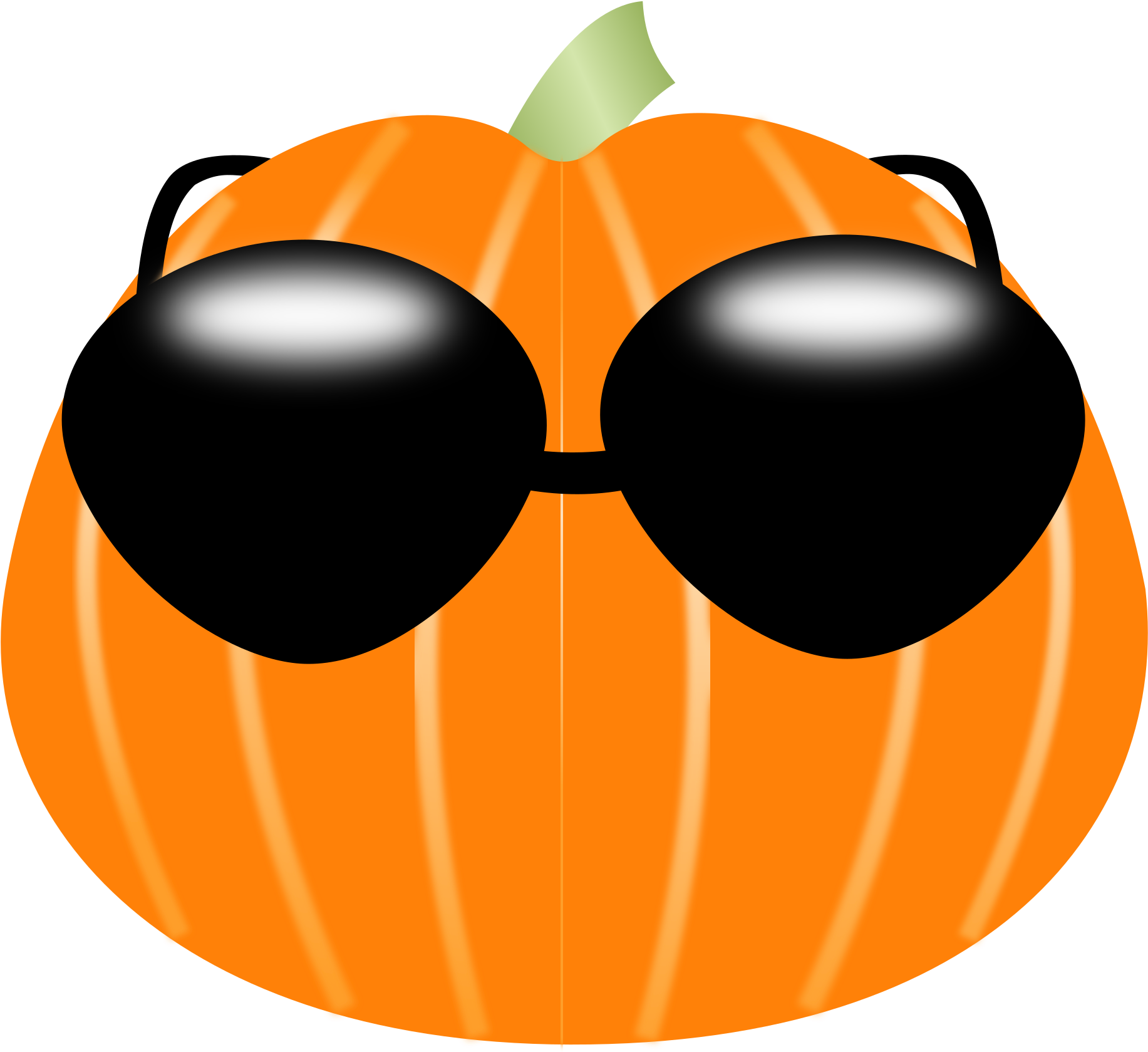 Clipart - Funny Pumpkin Clip Art - Png Download (2400x1697), Png Download