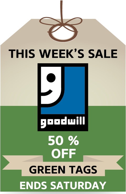 Our Discount Rotation Offers A Unique Way For Goodwill - Goodwill Industries Clipart (662x805), Png Download