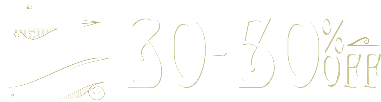 30% To 50% Off - Calligraphy Clipart (3010x740), Png Download