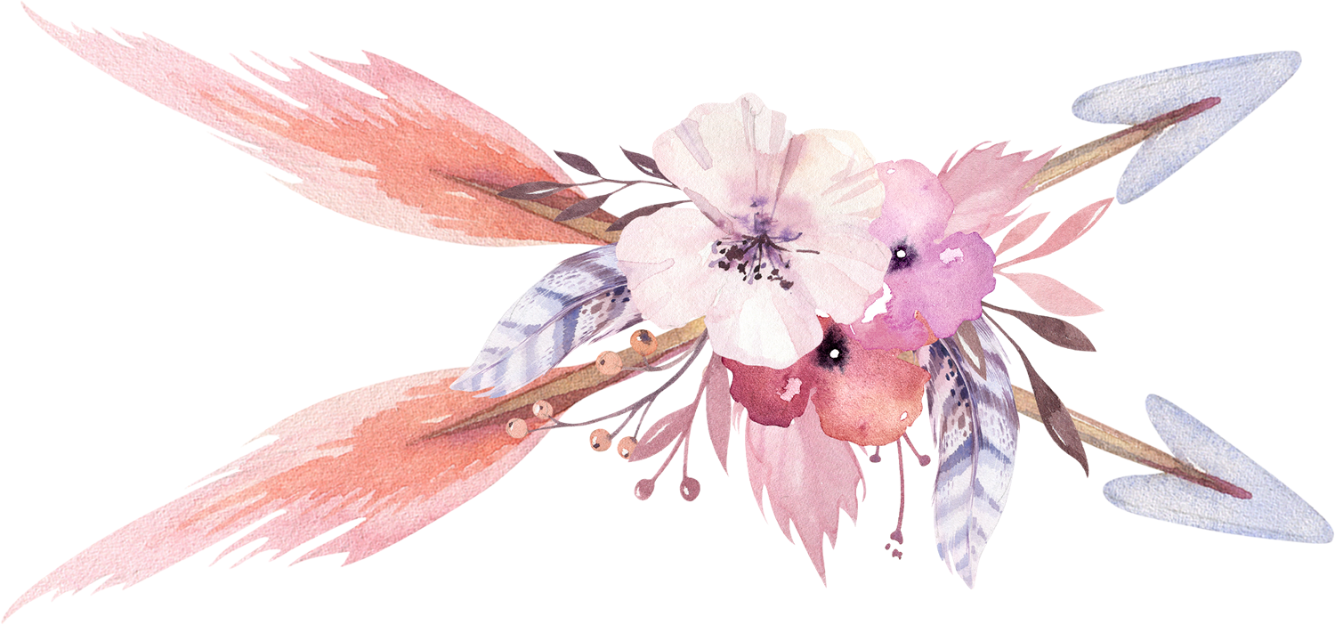 Clipart Arrows Dream Catcher - Pink Dream Catcher Clipart - Png Download (1500x702), Png Download