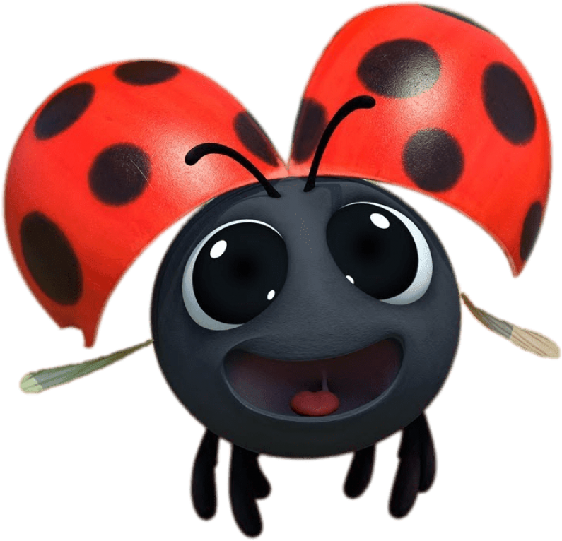 Free Png Download Cat & Leon Lady The Ladybug Clipart - Cam And Leon Lady Transparent Png (851x781), Png Download
