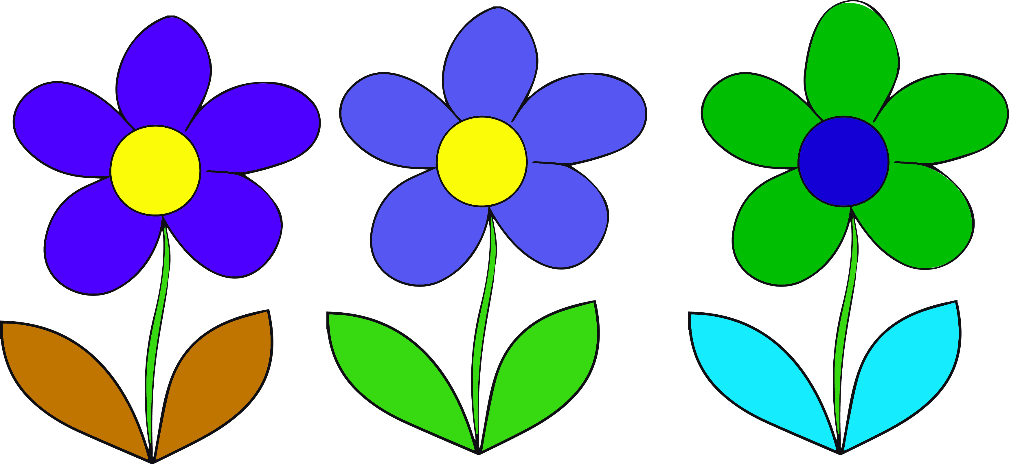 Daisy Flower Png Clipart - Flower Clip Art Transparent Png (3487x1603), Png Download