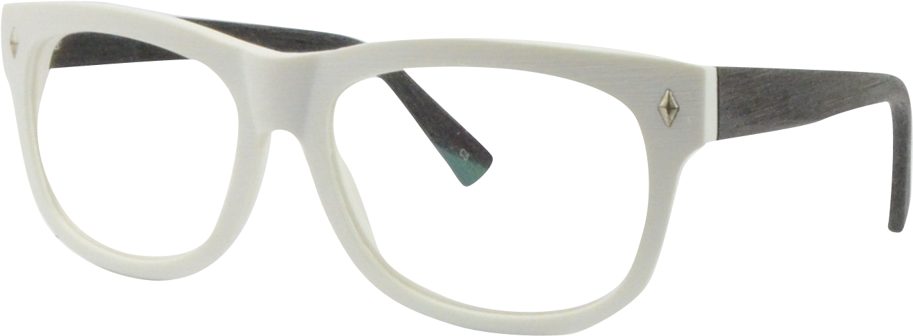 White Glasses Frames - Plastic Clipart (1440x600), Png Download
