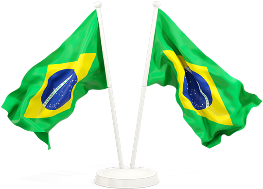 Brazil Flag Waving - Italy Flag Waving Png Clipart (640x480), Png Download