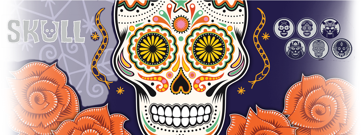 Skull Board Game Clipart (1180x438), Png Download
