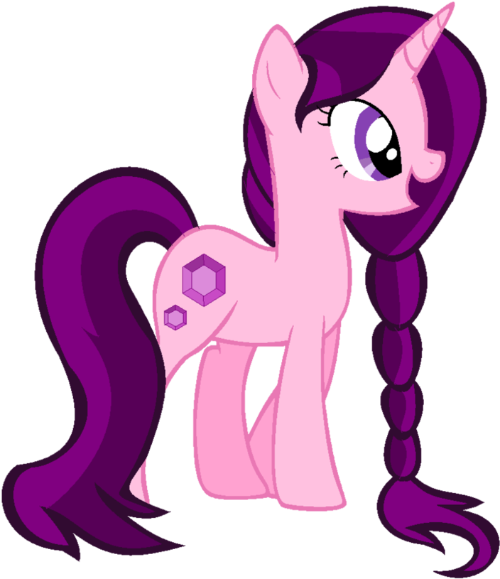 Unnamed Oc Pony Unicorn Lunaflaire - My Little Pony New Pony Clipart (704x815), Png Download