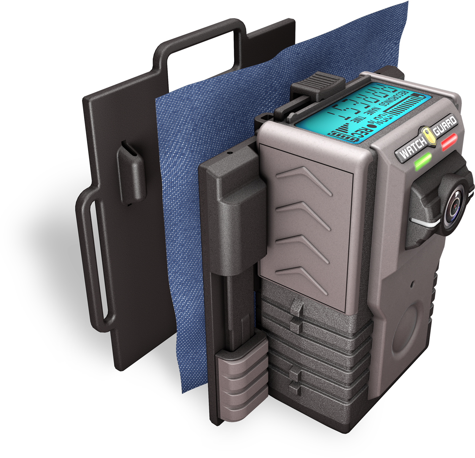 Body Camera Chest Mount Illustration - Electronics Clipart (1600x1633), Png Download