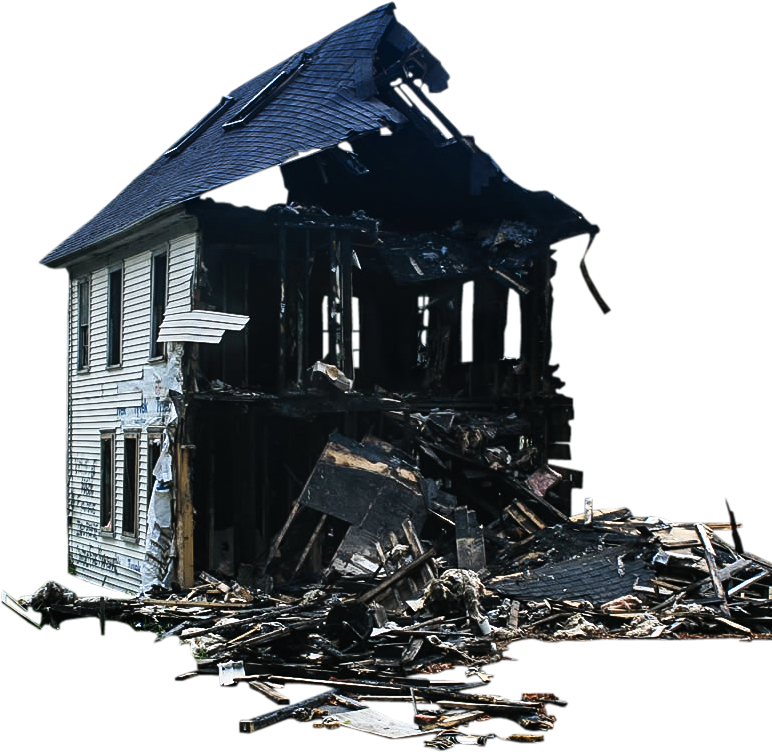 Burnt House Png Clipart (900x900), Png Download