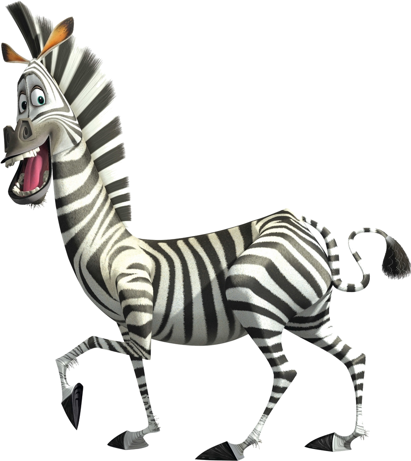 Marty The Zebra - Zebra Madagascar Clipart (960x960), Png Download