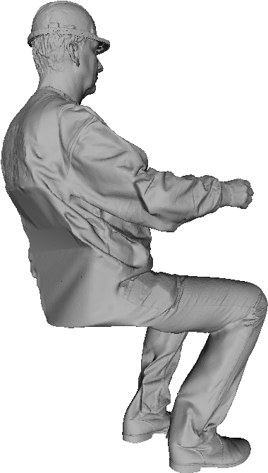 File - Homme2029 - Sitting Clipart (1920x934), Png Download