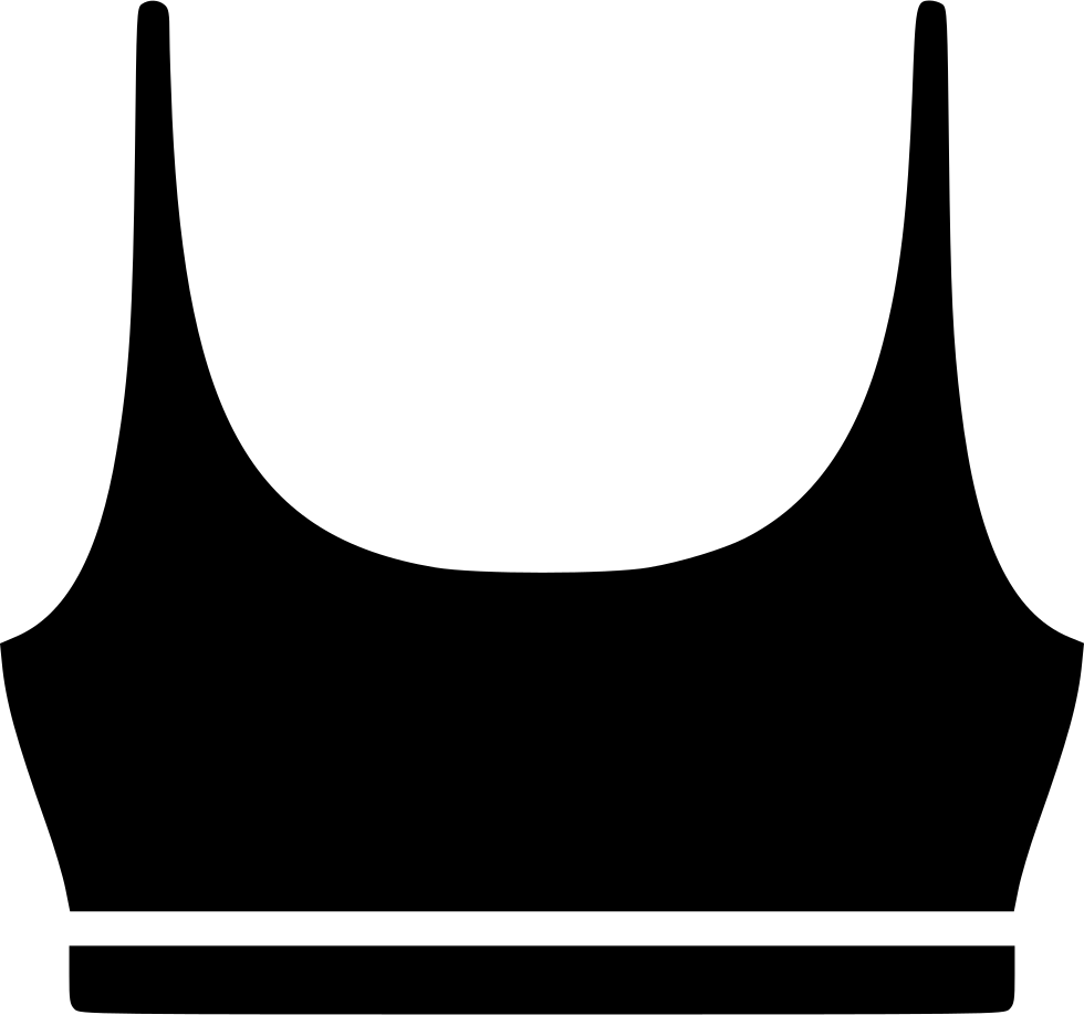 Png File Svg - Sports Bra Icon Png Clipart (980x918), Png Download