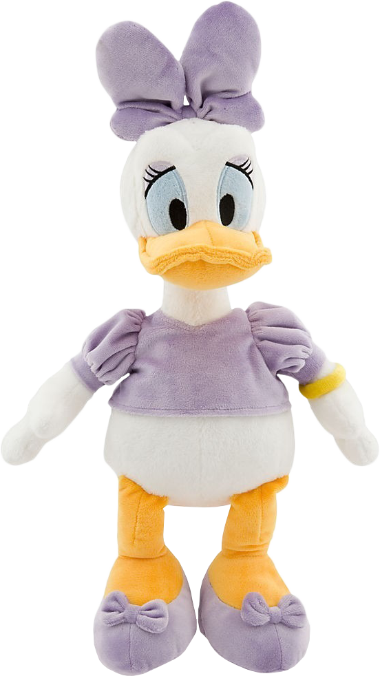 Mickey - Daisy Duck Plush Clipart (552x982), Png Download