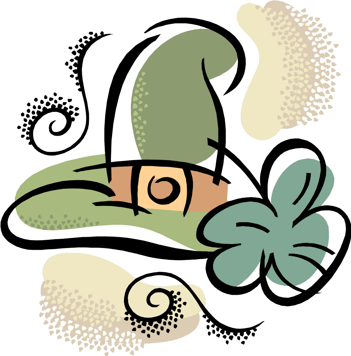 Patrick's Day-leprechaun Hat - Saint Patrick's Day Clipart (1155x1170), Png Download
