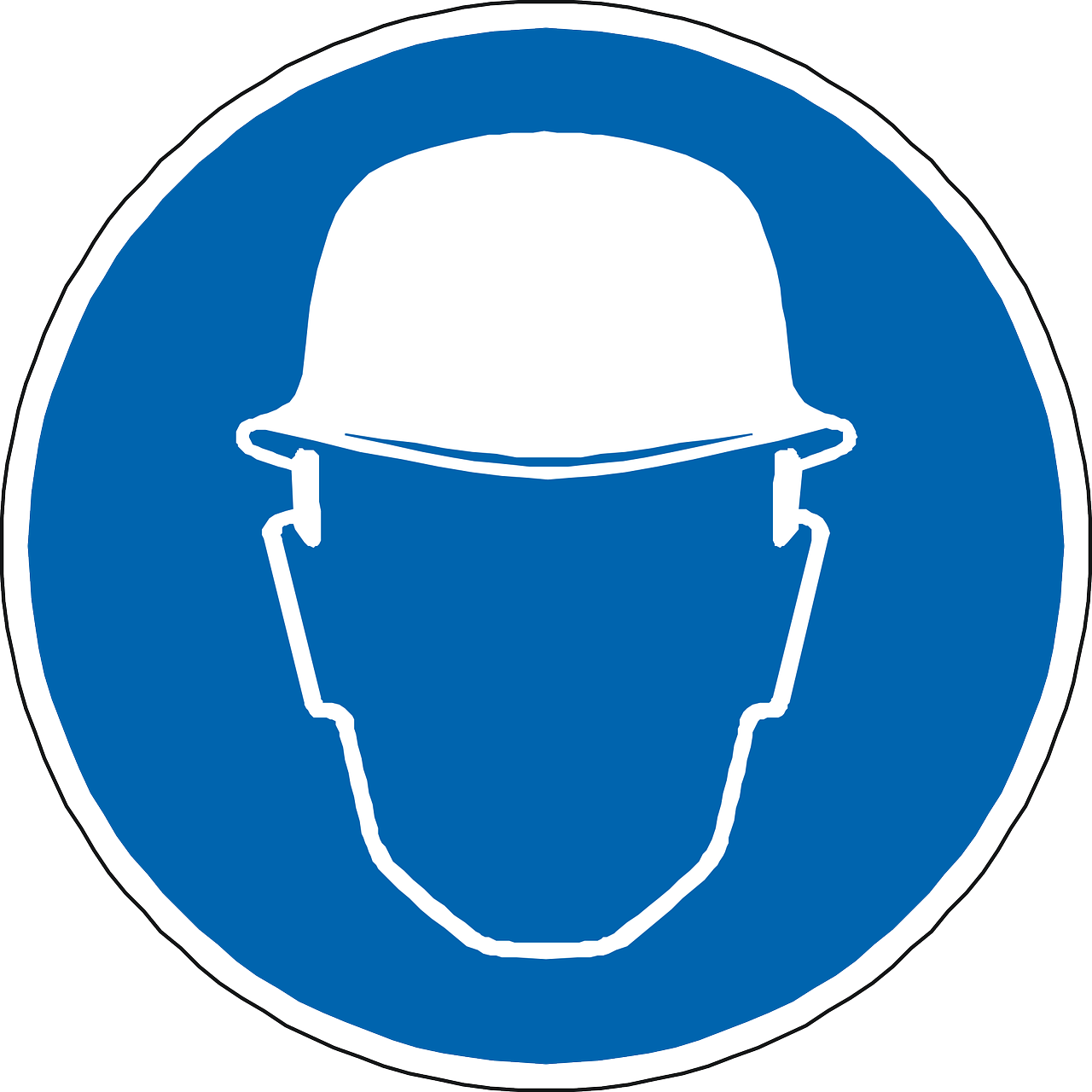 Construction, Icon - Head Protection Clipart (1280x1280), Png Download
