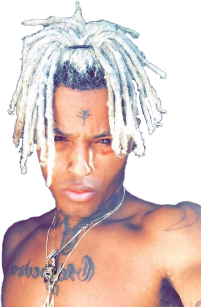 Xxxtentacion Xxx Llj Jahseh Jah Jahsehonfroy - Xxxtentacion With Silver Hair Clipart (1024x1024), Png Download