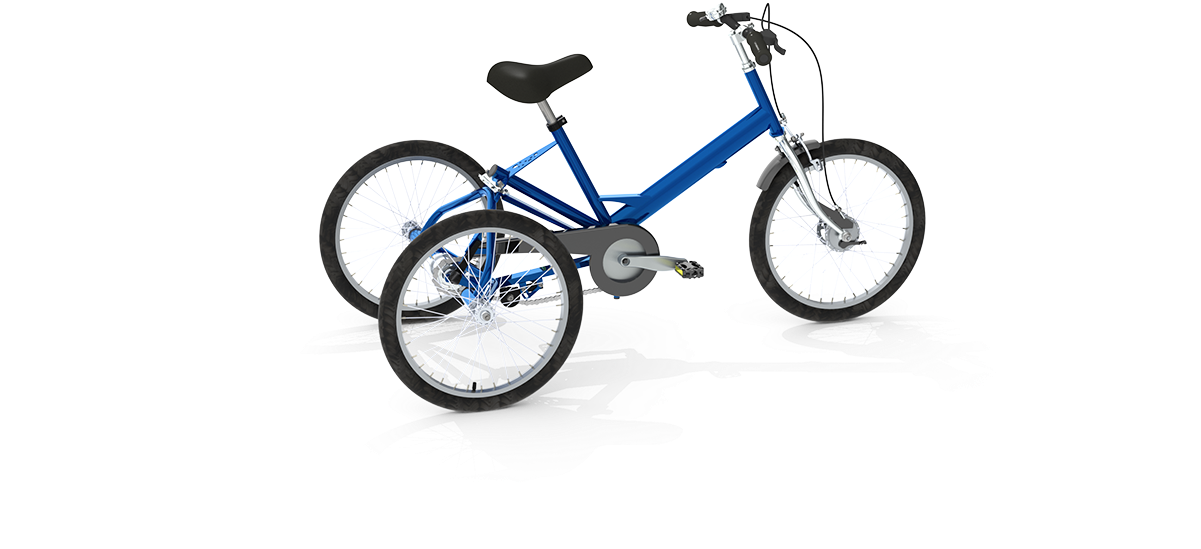 The Roadhog Is Tomcats Multi-speed Trike For More Able - Mountain Bike Clipart (1200x675), Png Download