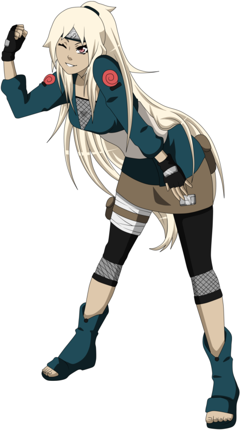 43 Images About Naruto Mis - Blonde Anime Girl Ninja Clipart (673x1023), Png Download