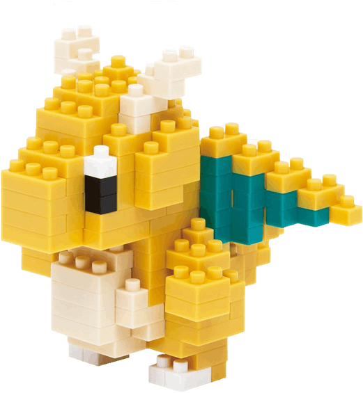 Dragonite Nanoblocks Figure - Nanoblock Dragonite Clipart (600x600), Png Download