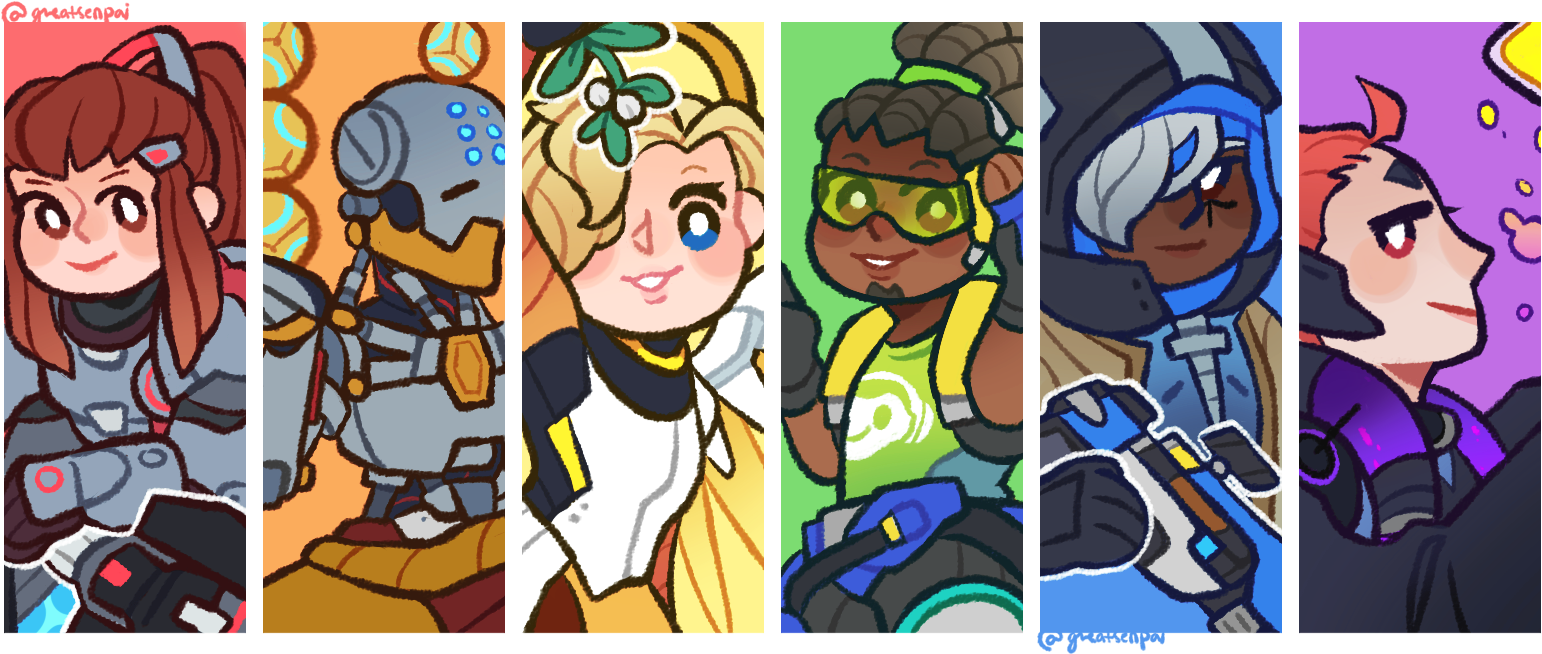 Overwatch Support Clipart (1600x682), Png Download