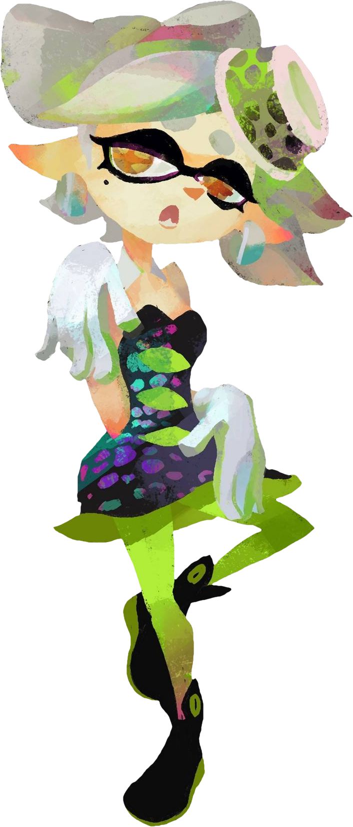 #marie #splatoon #gaming - Splatoon 1 Squid Sisters Clipart (706x1652), Png Download