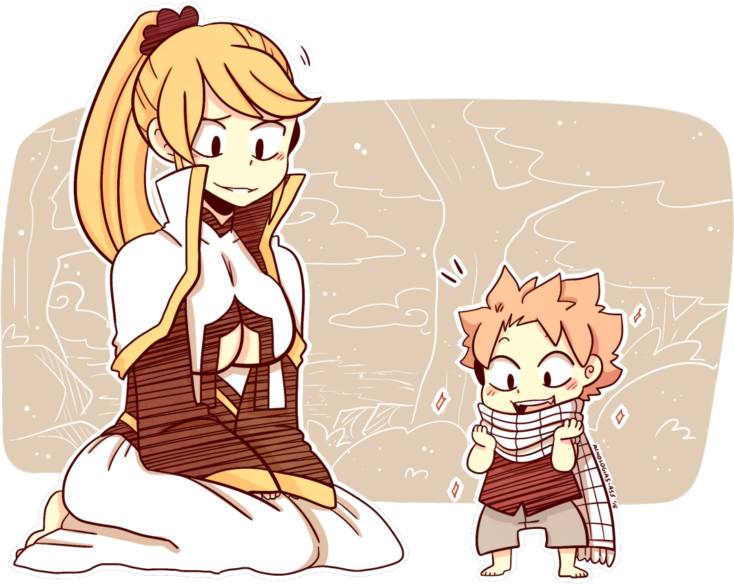 Anna And Natsu - Fairy Tail Anna And Natsu Clipart (1280x996), Png Download