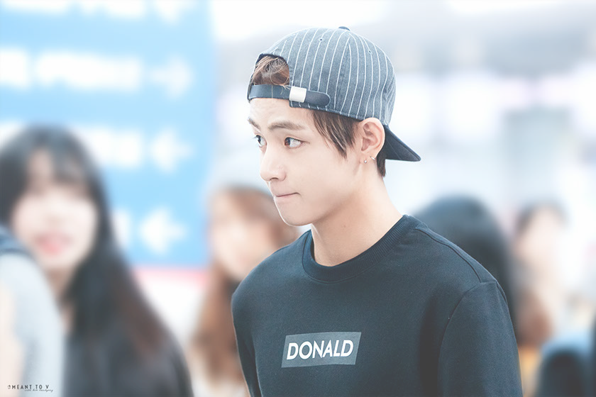 Tae Hyung Forhead Clipart (840x560), Png Download