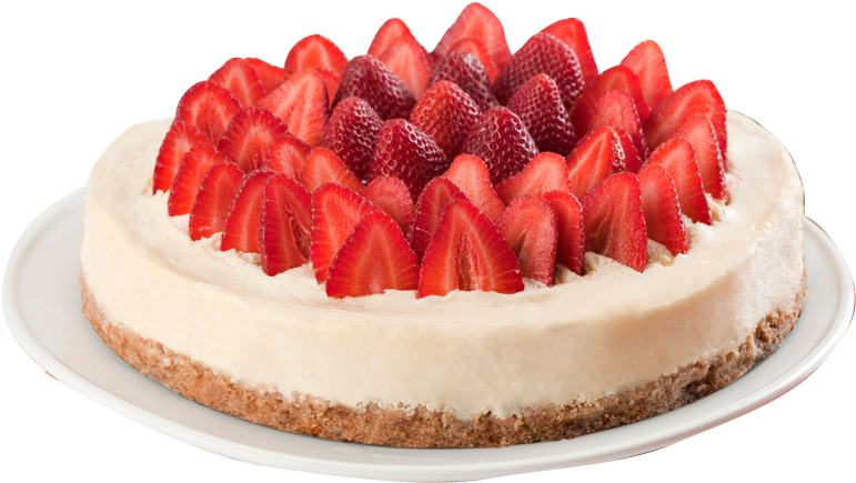 Strawberry Cake Png - Strawberry Cheese Cake Png Clipart (800x609), Png Download
