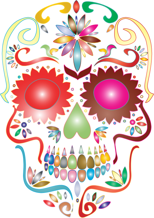 Download Medium Image Sugar Skull Transparent Background Clipart Png