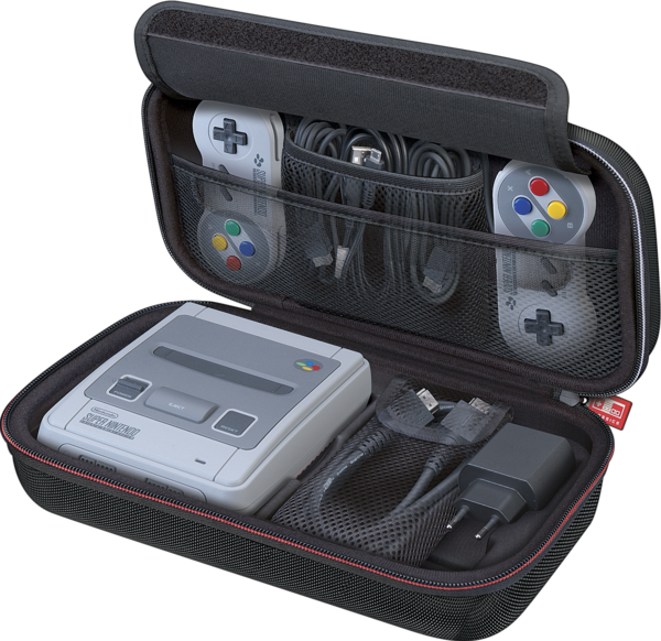 Deluxe Travel Case For Snes Classic Edition Clipart (600x582), Png Download