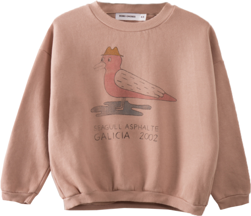 Bobo Choses Sweatshirt Seagull - Sweater Clipart (960x720), Png Download