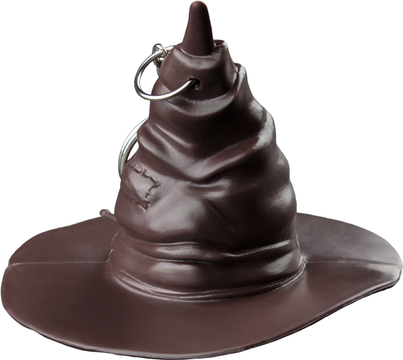 Talking Sorting Hat Keychain - Chocolate Clipart (600x600), Png Download