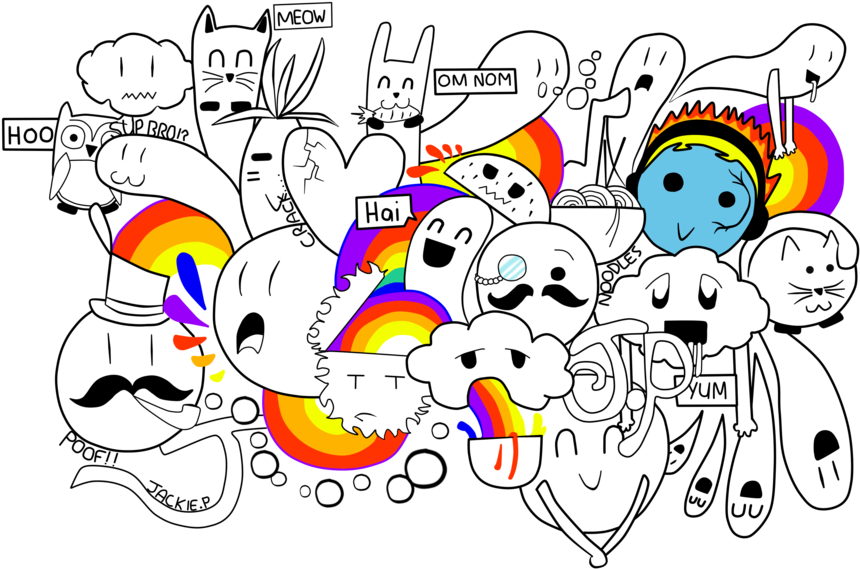 900 X 578 45 - Doodle Art Design Ideas Clipart (900x578), Png Download