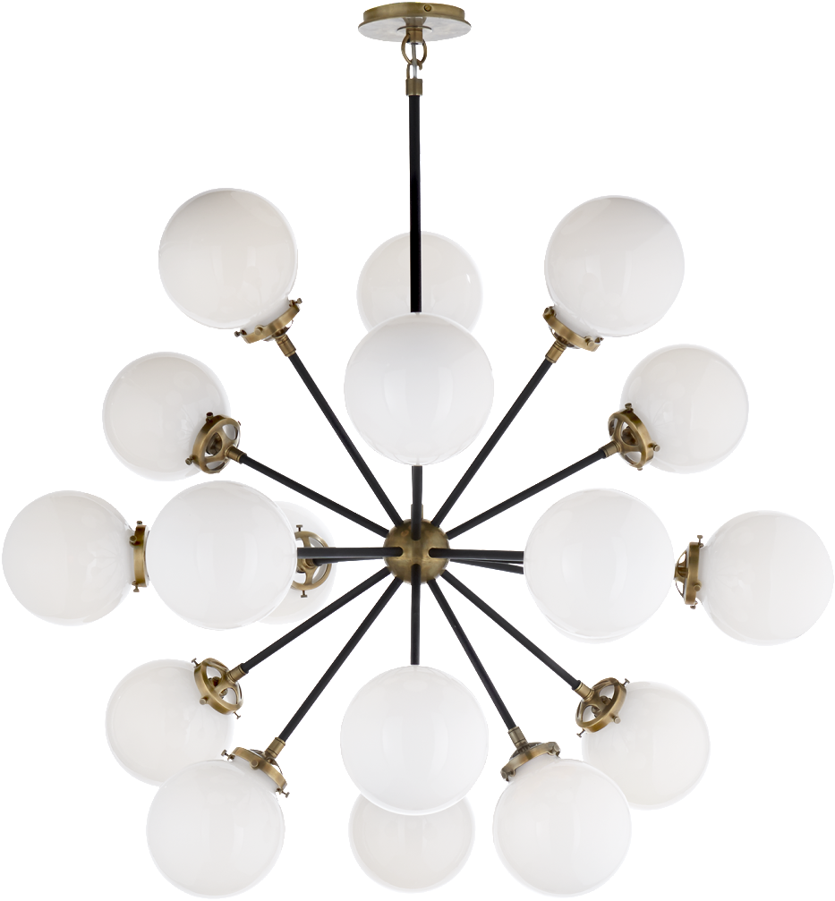 White Ball Chandelier Png Element Chandelier Clipart Large Size Png