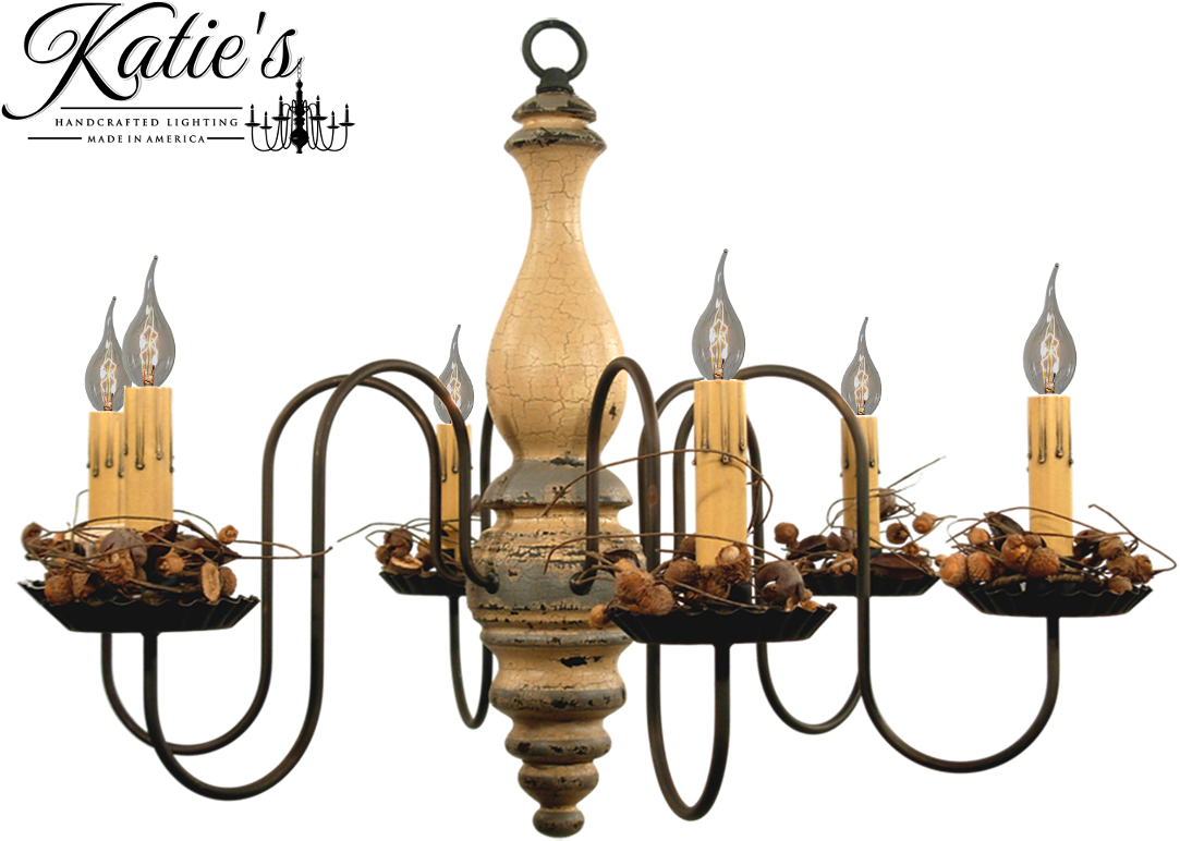 Katie's Handcrafted Lighting Anderson House Wood Chandelier - Chandelier Clipart (1152x864), Png Download