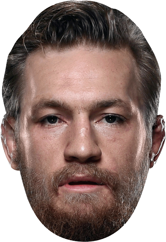 Conor Mcgregor Mask Clipart (578x839), Png Download