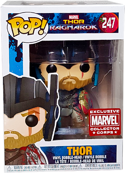Thor Mcc Exclusive Pop Vinyl Figure - Thor Ragnarok Funko Pop Clipart (600x600), Png Download