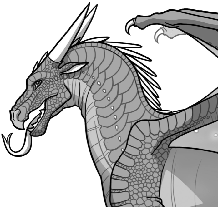 Nightwing Wings Of Fire Dragons , Png Download - Nightwing Dragon Wings Of Fire Clipart (697x663), Png Download