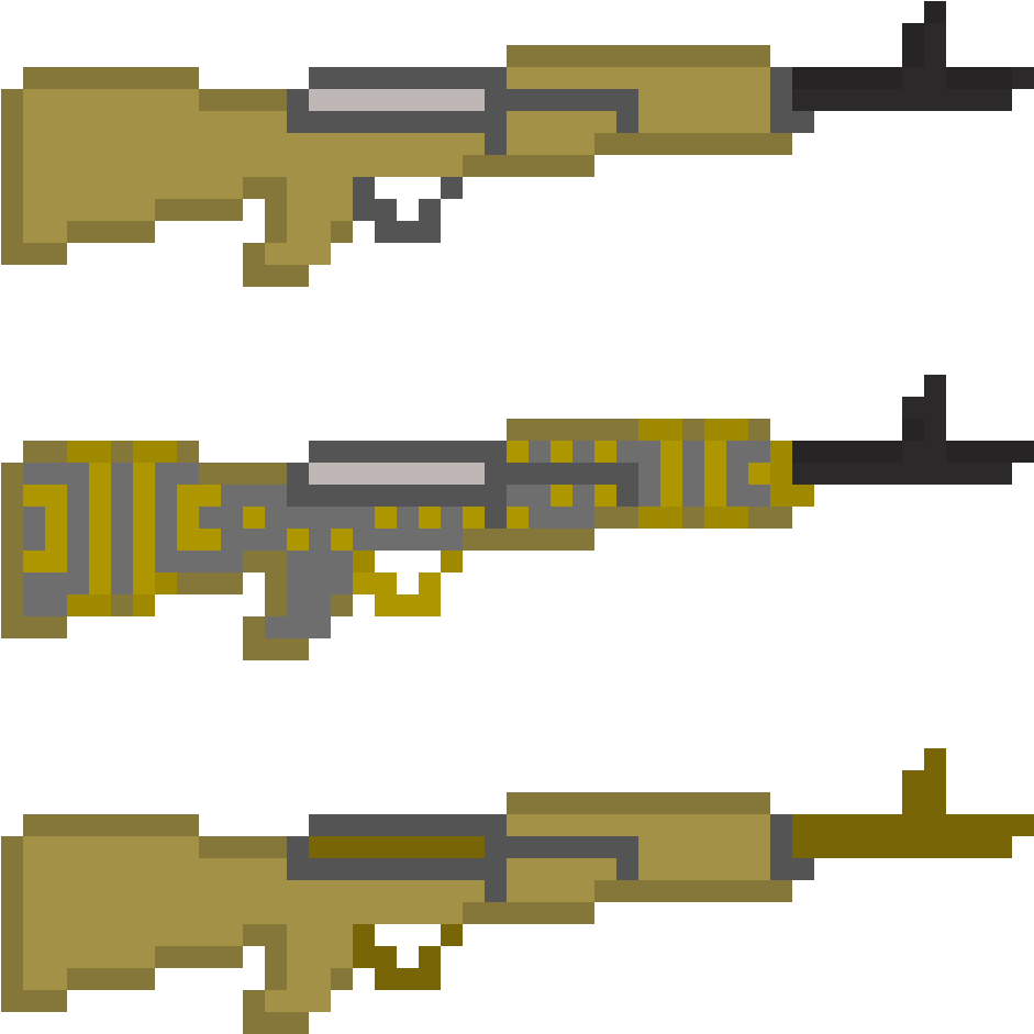 Download Now - Pixel Art M1 Garand Clipart (1740x1540), Png Download