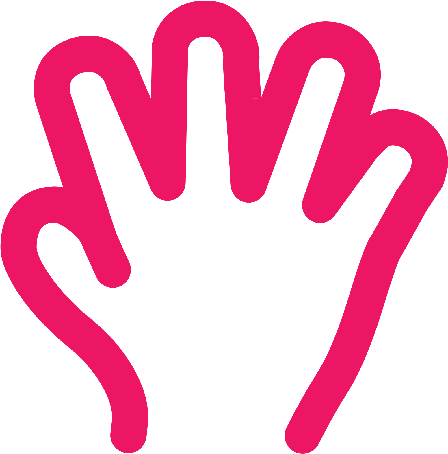 Open - Hand Open Clipart (2000x1728), Png Download