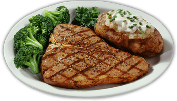 Dinner Png - Steak Dinner Png Clipart (950x349), Png Download