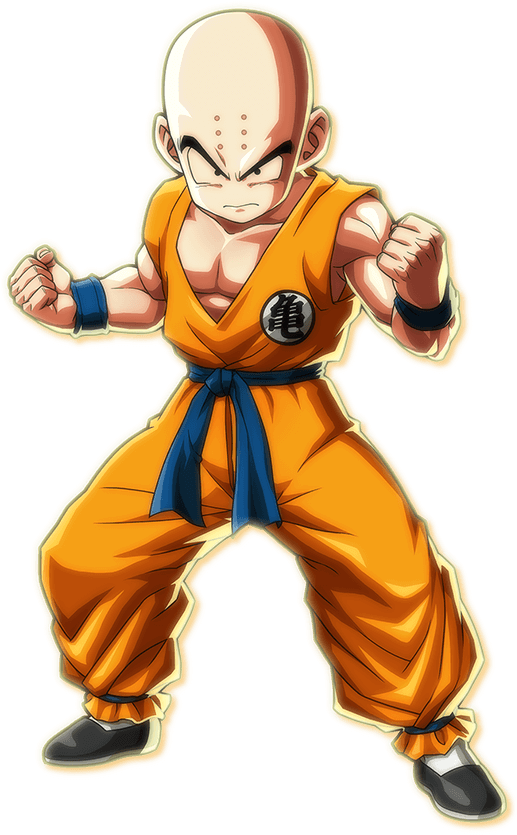 Dbfz Krillin Portrait - Dragon Ball Fighterz Krillin Clipart (525x840), Png Download