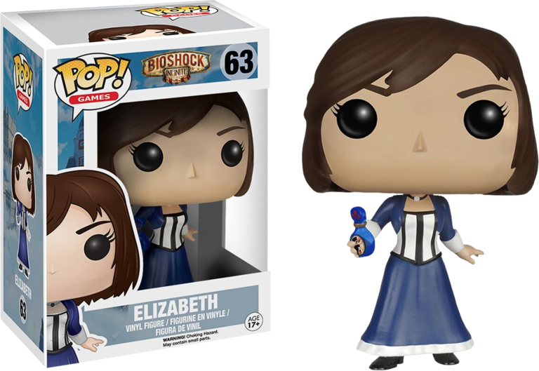 Elizabeth Pop Vinyl Figure - Funko Pop Bioshock Infinite Clipart (600x600), Png Download