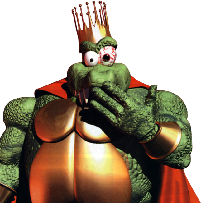 Yoshi, Captain Falcon, Zelda, Diddy Kong And King K - King K Rool Memes Clipart (654x654), Png Download