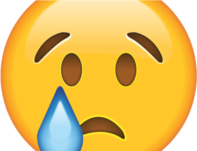Crying Emoji Clipart Face - Sad Emoji Png Transparent Png (640x480), Png Download