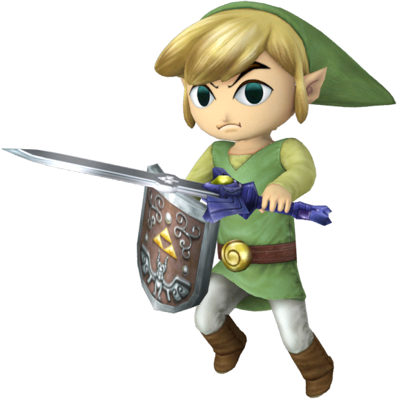 Toon Link, This One Has Inspiration From Toons Sm4sh - Cartoon Clipart (1280x720), Png Download